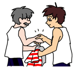 Play baseball and soccer in the U.S.A. sticker #6825446