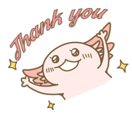 Life of  axolotl. sticker #6825768