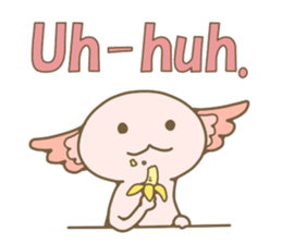 Life of  axolotl. sticker #6825782