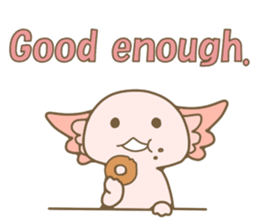 Life of  axolotl. sticker #6825784