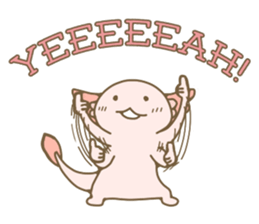 Life of  axolotl. sticker #6825792