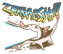 Life of  axolotl. sticker #6825798