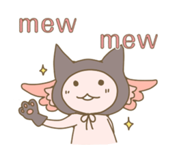 Life of  axolotl. sticker #6825800