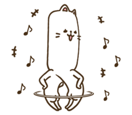 Teaching of cat teacher sticker #6826559