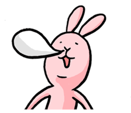 Bossy rabbit sticker #6827425