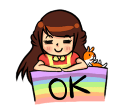 Brownie & Rabbit sticker #6827935