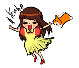 Brownie & Rabbit sticker #6827939