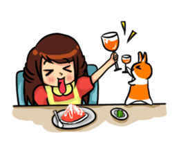 Brownie & Rabbit sticker #6827942