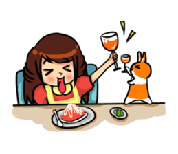 Brownie & Rabbit sticker #6827942