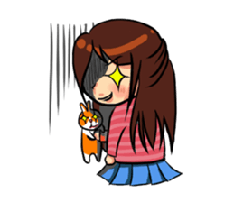 Brownie & Rabbit sticker #6827944