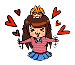 Brownie & Rabbit sticker #6827956