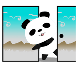 Bear up! Panda sticker #6828051
