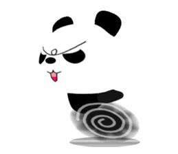 Bear up! Panda sticker #6828057