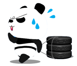 Bear up! Panda sticker #6828066