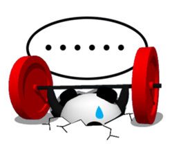 Bear up! Panda sticker #6828068