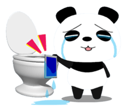 Bear up! Panda sticker #6828080