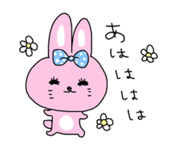 Saucy Rabbit Sticker sticker #6828131