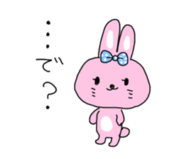 Saucy Rabbit Sticker sticker #6828139