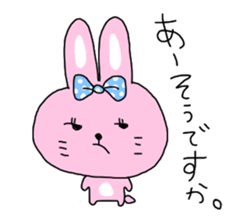 Saucy Rabbit Sticker sticker #6828141