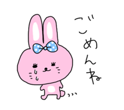 Saucy Rabbit Sticker sticker #6828147