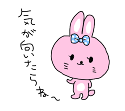 Saucy Rabbit Sticker sticker #6828149