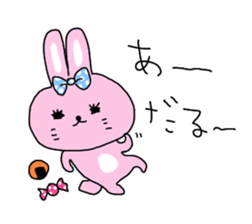 Saucy Rabbit Sticker sticker #6828152