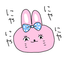 Saucy Rabbit Sticker sticker #6828153