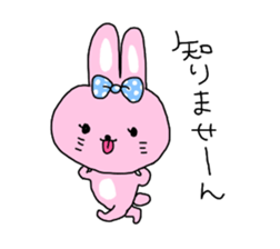 Saucy Rabbit Sticker sticker #6828154