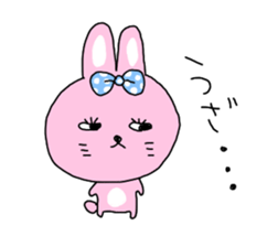 Saucy Rabbit Sticker sticker #6828155