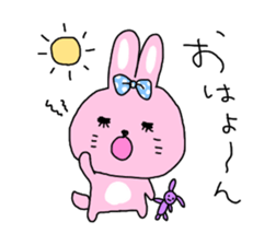 Saucy Rabbit Sticker sticker #6828156