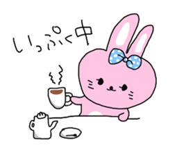 Saucy Rabbit Sticker sticker #6828164