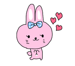Saucy Rabbit Sticker sticker #6828165