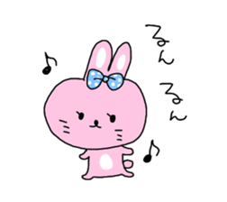 Saucy Rabbit Sticker sticker #6828166