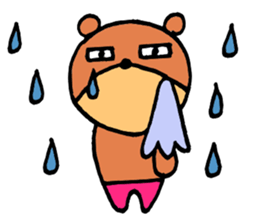 Fun bear sticker #6828511