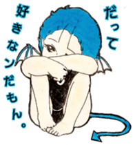 Small devil MAMU sticker #6828996