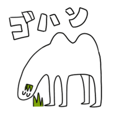 Bactrian camel Sticker sticker #6829135