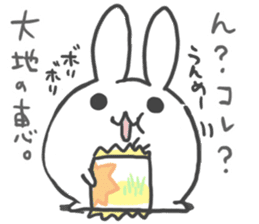 Daruma rabbit by peco sticker #6829511