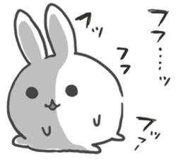 Daruma rabbit by peco sticker #6829514