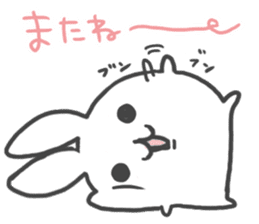 Daruma rabbit by peco sticker #6829518