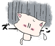 Kitten is large face sticker #6829534