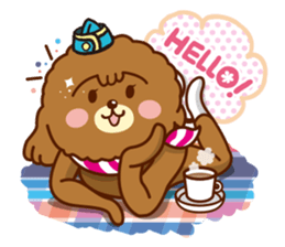 27% Toy poodle sticker #6829760