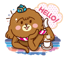 27% Toy poodle sticker #6829760