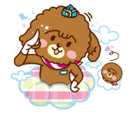 27% Toy poodle sticker #6829761