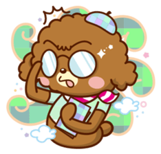 27% Toy poodle sticker #6829775