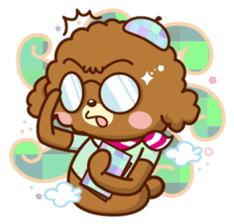 27% Toy poodle sticker #6829775