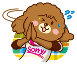 27% Toy poodle sticker #6829777
