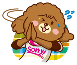 27% Toy poodle sticker #6829777