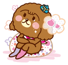 27% Toy poodle sticker #6829779