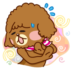 27% Toy poodle sticker #6829787