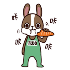 ONE and TWO sticker #6830147